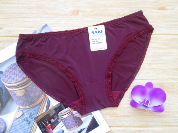 QUẦN LÓT SAKI 333 - BLOCK 5 CÁI MÀU ĐỎ